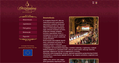 Desktop Screenshot of orszagalmaetterem.hu