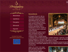 Tablet Screenshot of orszagalmaetterem.hu